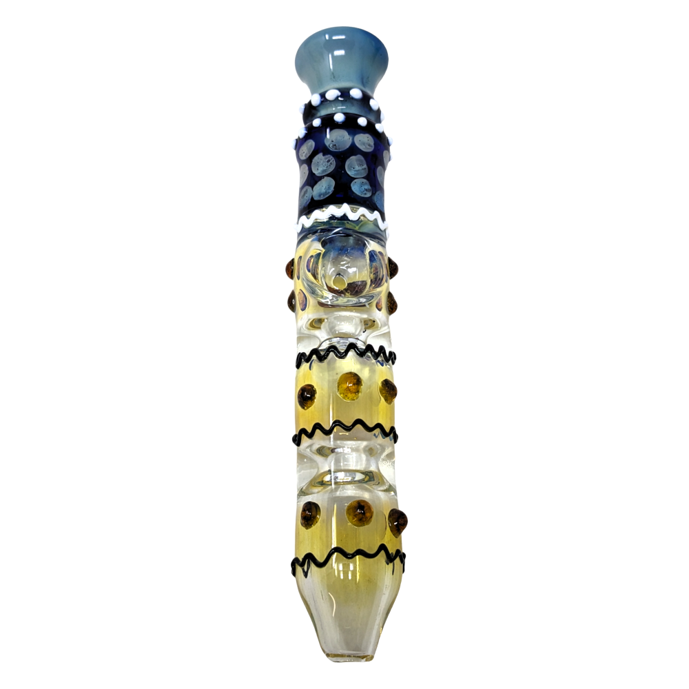 8" Assorted Style Steamroller Hand Pipe Skygate Wholesale
